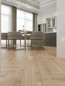 Ламинат Alpine Floor Herringbone 12 PRO NEW LF106-12 Дуб Артуа