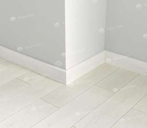 Alpine Floor Плинтус ECO SK 13-0 Белый матовый 2,2 м (Parquet Light)