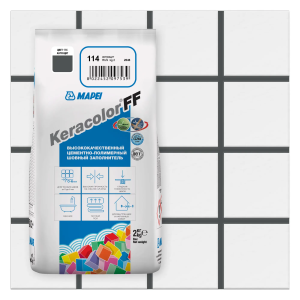 Затирка Mapei Keracolor FF 114 Антрацит