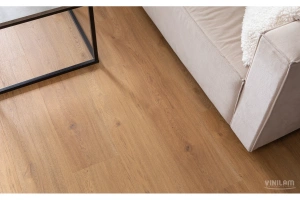 Фото Виниловая плитка Vinilam Cork Premium WPC 33951 Дуб Севилья 