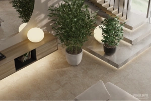 Фото Виниловая плитка Vinilam Ceramo Stone WPC 81222 Аравийский Камень 