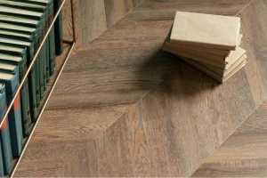 Фото Виниловая плитка Vinilam Parquet Chevron Glue RI153610CL4 Нормандия 