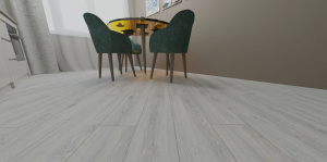 Виниловая плитка Salag Wood Savor в интерьере кухни
