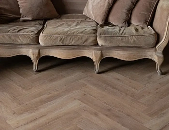 Виниловая плитка Vinilam VinilPol Herringbone Glue 9965 Паркет Бруно