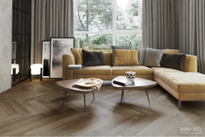 Фото Виниловая плитка Vinilam Parquet Herringbone IS11377 Тусон 