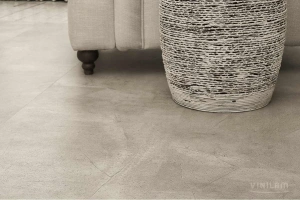 Фото Виниловая плитка Vinilam Ceramo Stone WPC 61603 Бетонная смесь 