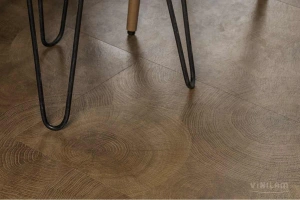 Фото Виниловая плитка Vinilam Ceramo Stone WPC 61601 Дуб Натуральный 