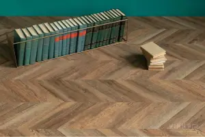 Виниловая плитка Vinilam Parquet Chevron Glue RI153610CL4 Нормандия