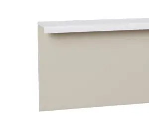 Плинтус Korner 100 белый (для ковролина)