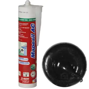 Герметик силиконовый Mapei Mapesil AC 120 черный