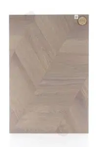 Инженерная доска Lab Arte Chevron 600/510х90х14 Дуб Натур Лаунж лак 1S 