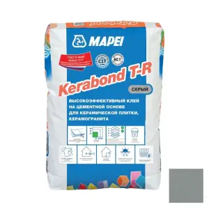 Клей для плитки Mapei KERABOND Т-R С1Т серый