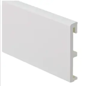 Salag Плинтус White 2,4 м (Alpha 100)