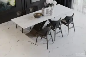 Виниловая плитка Vinilam Ceramo Stone WPC 83444 Итальянский Мрамор